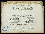 DINNER MENU [held by] Cie Gle TRANSATLANTIQUE [at] "PAQUEBOT ""LA BRETAGNE""" (SS;)