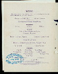SEVENTEENTH ANNUAL SOCIAL SESSION [held by] B.P.O.E. AMSTERDAM LODGE NO. 101 [at] "AMSTERDAM, NY" (OTHER (PRIVATE CLUB?);)