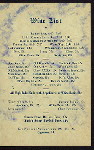 DINNER [held by] B.P.O.E. [at] "CONVENTION HALL, BUFFALO, NY" (OTHER (PRIVATE CLUB);)