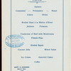 DINNER- VAUDEVILLE [held by] CHI PHI ASSOCIATION IN THE CITY OF NEW YORK [at] CAFE BOULEVARD (NEW YORK?); (REST;)