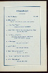 DINNER- VAUDEVILLE [held by] CHI PHI ASSOCIATION IN THE CITY OF NEW YORK [at] CAFE BOULEVARD (NEW YORK?); (REST;)