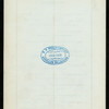 DINNER- VAUDEVILLE [held by] CHI PHI ASSOCIATION IN THE CITY OF NEW YORK [at] CAFE BOULEVARD (NEW YORK?); (REST;)
