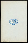 TWENTY-FIRST ANNUAL DINNER [held by] PRINCETON ALUMNI ASSOCIATION OF MARYLAND [at] "ARUNELLCLUB HALL, 2 W. EAGER ST. [MARYLAND]" (OTHER (PRIVATE AREA?);)