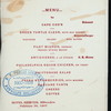 ANNUAL DINNER [held by] MILWAUKEE HARVARD CLUB [at] HOTEL PFISTER (HOTEL;)