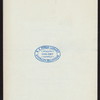 FOURTH ANNUAL DINNER [held by] COLLEGE ALUMNI [at] "ST. DENIS HOTEL, [NEW YORK, NY?]" (HOTEL;)