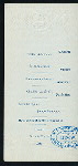 BANQUET ON ANNIVERSARY OF WASHINGTON'S BIRTHDAY [held by] LOUISIANA SOCIETY OF THE SONS OF THE AMERICAN REVOLUTION [at] "ANTOINE'S, NEW ORLEANS, LA" (REST;)