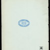 38TH ANNUAL BANQUET [held by] OLD SETTLERS CLUB OF MILWAUKEE COUNTY [at] PLANKINTON HOUSE (HOTEL;)