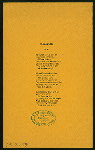 ANNUAL BANQUET [held by] SONS OF THE REVOLUTION IN THE STATE OF NEW YORK [at] "DELMONICO'S, NEW YORK, NY" (REST;)