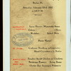 DINNER COMMEMORATING A NEW RECORD, SHIPPED 2836 CARS JANUARY, 1907 [held by] STANDARD STEEL CAR COMPANY [at] "BUTLER, PA"