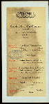 DINNER COMMEMORATING A NEW RECORD, SHIPPED 2836 CARS JANUARY, 1907 [held by] STANDARD STEEL CAR COMPANY [at] "BUTLER, PA"