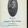 DINNER GIVEN TO COMMODORE HARRY B. GILPIN [held by] MEMBERS OF BALTIMORE YACHT CLUB [at] HOTEL RENNERT (HOTEL;)