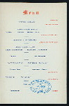 DINNER GIVEN TO COMMODORE HARRY B. GILPIN [held by] MEMBERS OF BALTIMORE YACHT CLUB [at] HOTEL RENNERT (HOTEL;)