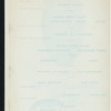 DINNER GIVEN TO COMMODORE HARRY B. GILPIN [held by] MEMBERS OF BALTIMORE YACHT CLUB [at] HOTEL RENNERT (HOTEL;)