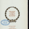 FAREWELL DINNER TO MAESTRO GIACOMO PUCCINI ON THE OCCASION OF HIS DEPARTURE TO EUROPE [held by] ENRICO CARUSO OF THE METROPOLITAN OPERA HOUSE [at] "NEW YORK, NY"