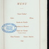 FAREWELL DINNER TO MAESTRO GIACOMO PUCCINI ON THE OCCASION OF HIS DEPARTURE TO EUROPE [held by] ENRICO CARUSO OF THE METROPOLITAN OPERA HOUSE [at] "NEW YORK, NY"