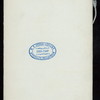 FAREWELL DINNER TO MAESTRO GIACOMO PUCCINI ON THE OCCASION OF HIS DEPARTURE TO EUROPE [held by] ENRICO CARUSO OF THE METROPOLITAN OPERA HOUSE [at] "NEW YORK, NY"