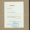 BANQUET, "SHOE TRADE NIGHT" [held by] SHOE AND LEATHER ASSOCIATION OF CHICAGO [at] GRAND PACIFIC HOTEL (HOTEL;)