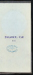 DINNER, FIFTH ANNUAL [held by] PUMPERNICKEL CLUB [at] "HOTEL BREVOORT NEW YORK, NY" (HOTEL;)