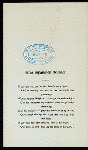BANQUET IN HONOR OF CONGRESSMEN FROM GREATER NEW YORK [held by] NEW YORK POST OFFICE CLERKS ASSOCIATION [at] TERRACE GARDEN (REST;)