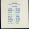 ANNUAL BANQUET CELEBRATING THE BATTLES OF LEXINGTON AND CONCORD [held by] MISSOURI SOCIETY [at] "JEFFERSON HOTEL, SAINT LOUIS, MO" (HOTEL;)