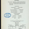 DECENNIAL DINNER [held by] WESTCHESTER COUNTY BAR ASSOCIATION [at] "DELMONICO'S, NEW YORK, NY" (REST;)