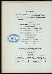 DECENNIAL DINNER [held by] WESTCHESTER COUNTY BAR ASSOCIATION [at] "DELMONICO'S, NEW YORK, NY" (REST;)