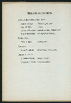 DECENNIAL DINNER [held by] WESTCHESTER COUNTY BAR ASSOCIATION [at] "DELMONICO'S, NEW YORK, NY" (REST;)