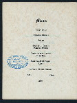TWENTY-SEVENTH ANNUAL BANQUET IN COMMEMORATION OF THOMAS JEFFERSON [held by] IROQUOIS CLUB [at] "AUDITORIUM, (?)" (OTHER (CLUB?);)