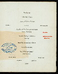 BANQUET TO VISITING GRAND MASTERS [held by] GRAND LODGE F.A.A.M OF THE DISTRICT OF COLUMBIA [at] "THE RALEIGH, WASHINGTON, D.C." (HOTEL;)