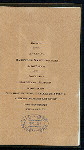 BANQUET [held by] AMERICAN HARDWARE MANUFACTURERS' ASSOCIATION AND SOUTHERN HARDWARE JOBBERS'ASSOCIATION [at] "THE JEFFERSON, RICHMOND, VA" (REST;)