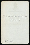 DINNER FOR 50 GUESTS [held by] KING EDWARD VII [at] "WINDSOR CASTLE, ENGLAND" (FOR;)