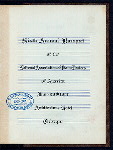 SIXTH ANNUAL BANQUET [held by] NATIONAL ASSOCIATION OFPIANO DEALERS OF AMERICA [at] "AUDITORIUM HOTEL, CHICAGO [IL]" (HOTEL;)