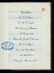 SIXTH ANNUAL BANQUET [held by] NATIONAL ASSOCIATION OFPIANO DEALERS OF AMERICA [at] "AUDITORIUM HOTEL, CHICAGO [IL]" (HOTEL;)