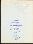 INDEPENDENCE DAY DINNER [held by] GRAND HOTEL HUNGARIA [at] "BUDAPEST, HUNGARY" (HOTEL;)