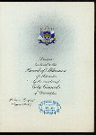 DINNER TO BOARD OF ALDERMEN [held by] PHILADELPHIA CITY COUNCILS [at] "BELLEVUE STRAFORD, [PHILADELPHIA PA]" (HOTEL;)