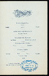BANQUET TO REAR ADMIRAL JOSEPH B.COUGHLAN [held by] U.S. NAVY [at] "TERRACE GARDEN,58 ST.NEW YORK, NY;" (REST;)