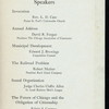 3RD ANNUAL DINNER [held by] CHICAGO ASSOCIATION OF COMMERCE [at] "CHICAGO, IL;" (?)