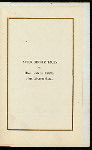 ANNUAL DINNER [held by] THE SCHNORER CLUB OF MORRISANIA [at] NEW YORK? (OTHER (PRIVATE CLUB?);)