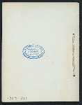BANQUET TO THE EUROPEAN DELEGATES TO THE INTERNATIONAL FEDERTION OF MASTER COTTON SPINNER AND MANUFACTURERS [held by] THE CITY OF CHICAGO [at] "CHICAGO, IL"