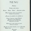 DINNER TO HER BRIDESMAIDS [held by] LOUISE CLOVER BOLDT [at] THE WALDOF-ASTORIA (HOTEL;)