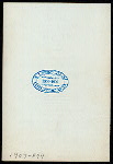 DINNER TO HER BRIDESMAIDS [held by] LOUISE CLOVER BOLDT [at] THE WALDOF-ASTORIA (HOTEL;)