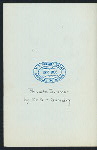 DINNER [held by] MRS. G.H. GUNDRY [at] "WALDROF-ASTOIA, NEW YORK" (HOTEL;)