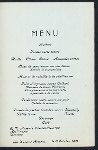 DINNER [held by] MRS. G.H. GUNDRY [at] "WALDROF-ASTOIA, NEW YORK" (HOTEL;)
