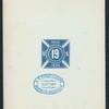 TWENTY-FIRST ANNUAL DINNER AND MEETING [held by] SOCIETY OF THE NINETEENTH ARMY CORPS [at] "ST. DENIS HOTEL, BROADWAY AND ELEVENTH STREET, NEW YORK" (HOTEL;)