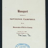 DINNER ITO GOVERNOR THOMAS M. CAMPBELL [held by] DEMOCRATS OF DALLAS COUNY [at] "ORIENTAL HOTEL, DALLAS, TX" (HOTEL;)