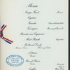 DINNER TO THE HONORABLE GEORGE VON L. MEYER, POSTMASTER GENERAL OF THE UNITED STATES [held by] W. ATLEE BURPEE [at] "UNION LEAGUE, THE, PHILADELPHIA, PA" (OTHER (CLUB);)