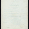MENU [held by] U.S.S. VERMONT [at] "NAVY YARD, CHARLESTOWN, MA" (SS;)