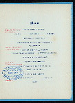 ONE HUNDRED AND FIFTIETH ANNIVERSARY [held by] ST. JOHN'S LODGE NO. 1 [at] "HOTEL SAVOY,  FIFTH AVENUE AND 59TH STREET, NEW YORK" (HOTEL;)