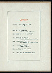 COMPLIMENTARY DINNER IN HONOR OF ALFRED J. BOULTON AND WILLIAM A. PRENDERGAST [held by] BROOKLYN LEAGUE [at] THE IMPERIAL ([REST?];)