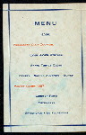 ANNUAL BANQUET TENDERED TO THEIR REPRESENTATIVES [held by] THE C.B. WOODWORTH'S SONS COMPANY [at] ROCHESTER CLUB (OTHER [PRIVATE?];)